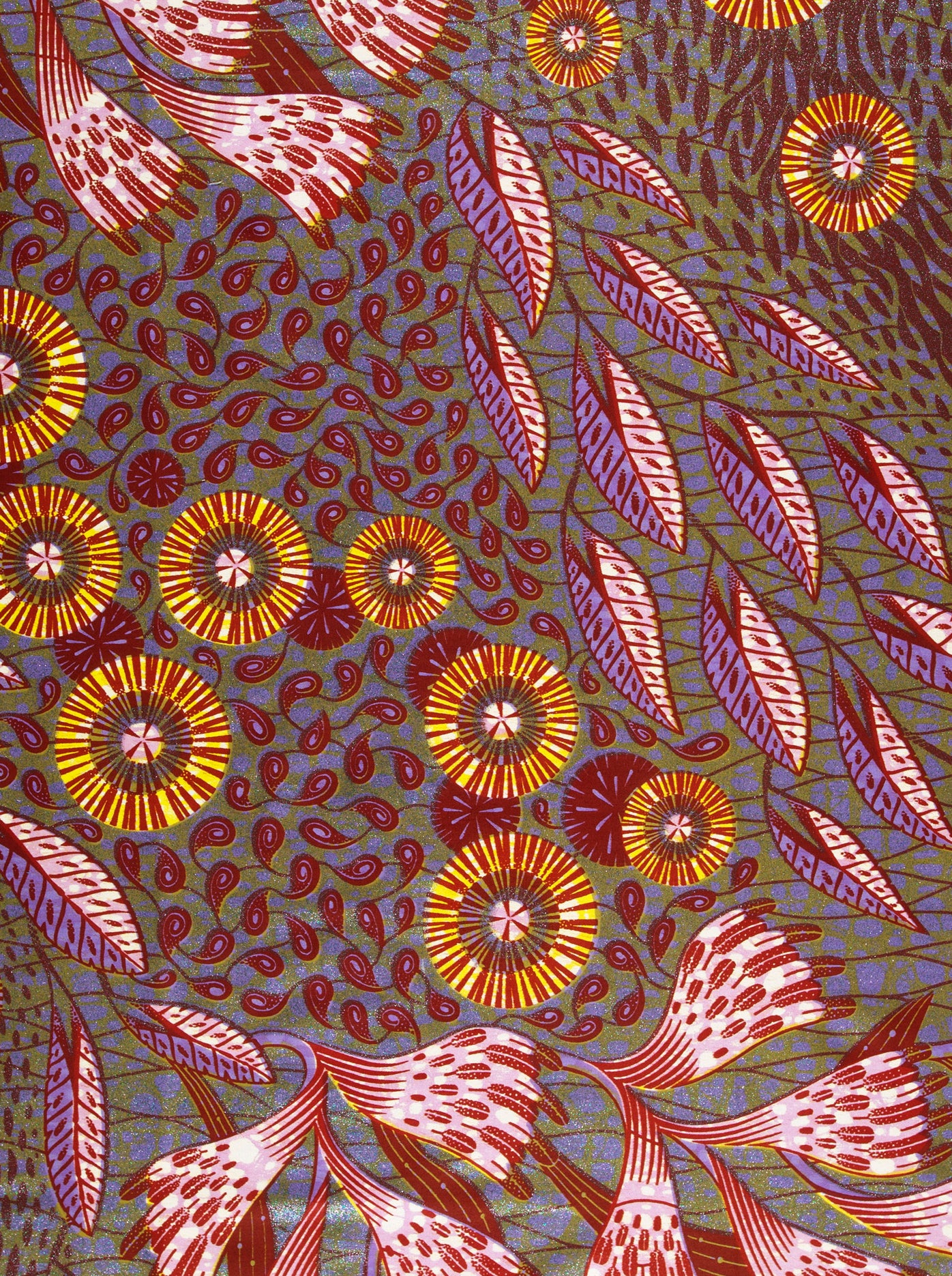 Colorful floral fabric grand super-wax vls1690.004