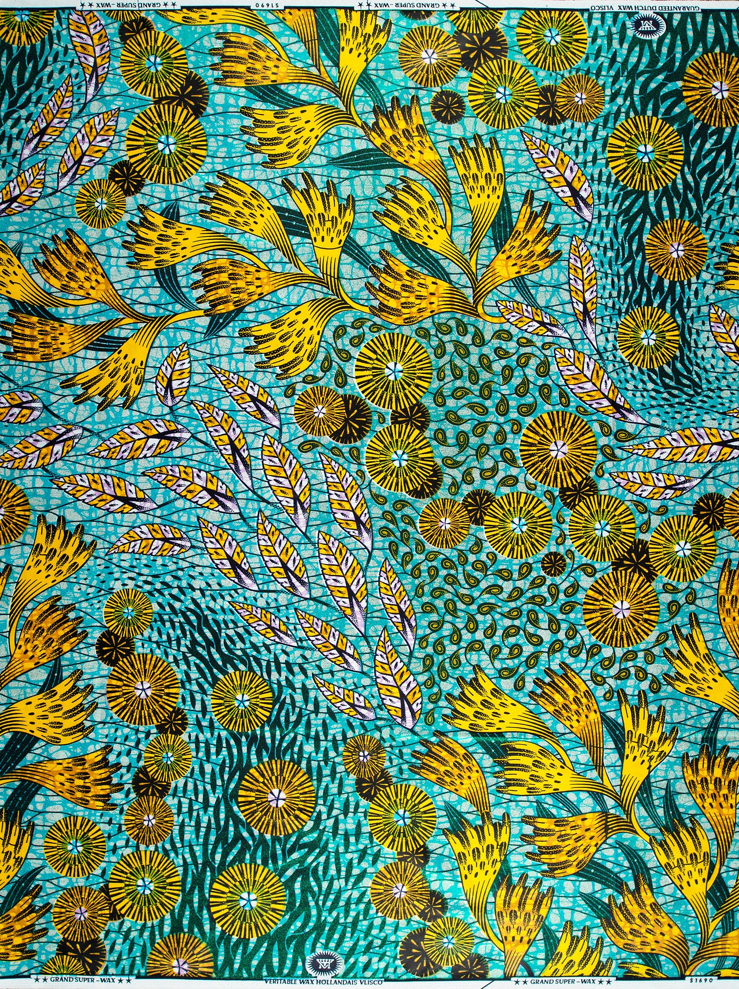 Grand Super-Wax | VLS1690.006 | Green Shine Embellished