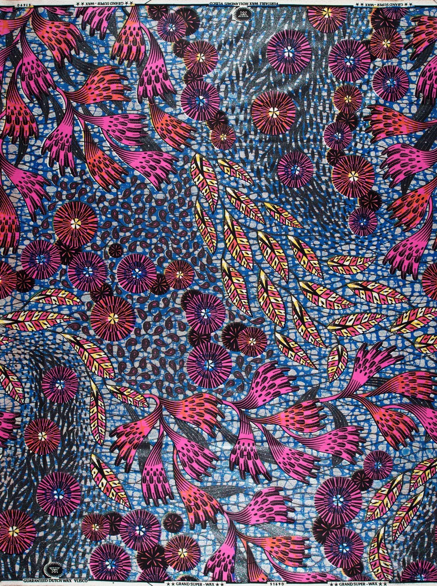 Vibrant african print fabric bold grand super-wax vls1690.010