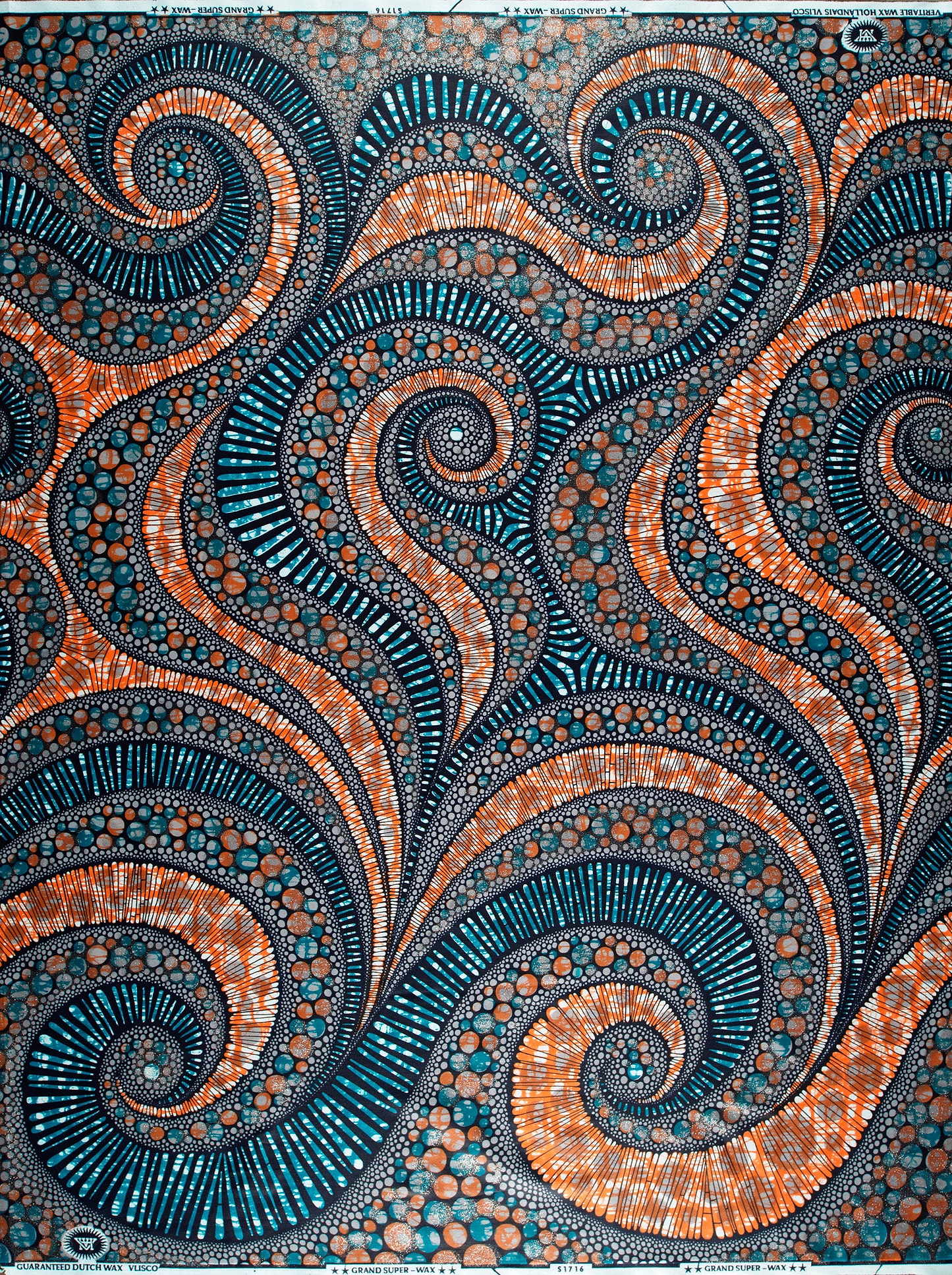 Grand Super-Wax | VLS1716.012 | Blue-Copper Shine Embellished