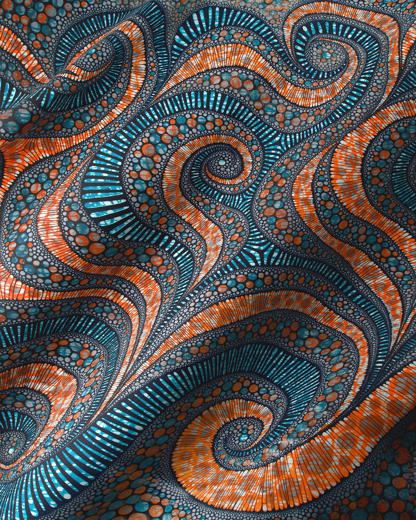 Grand Super-Wax | VLS1716.012 | Blue-Copper Shine Embellished