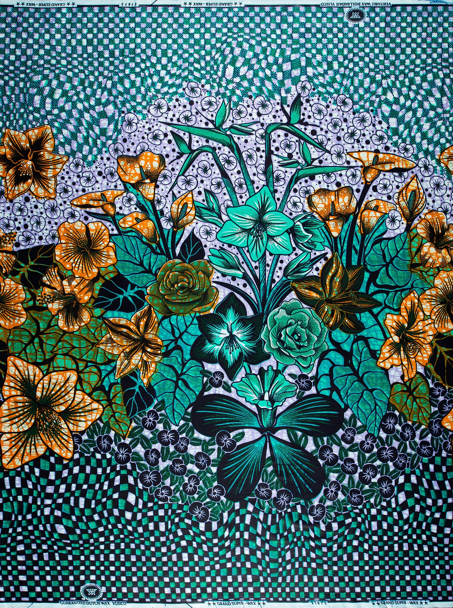 Grand Super-Wax | VLS1873.006 | Orné de Vert Pailleté