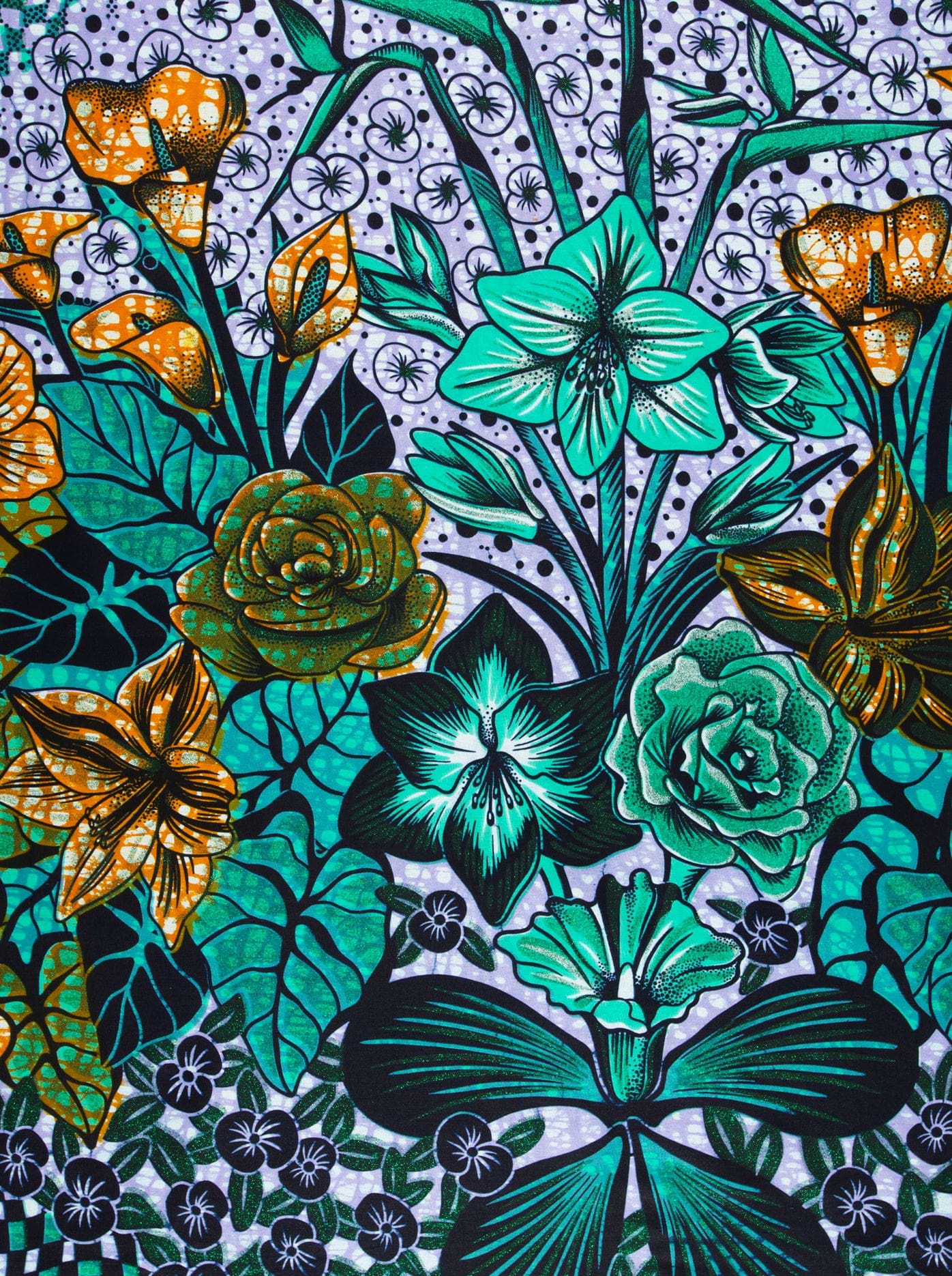Grand Super-Wax | VLS1873.006 | Orné de Vert Pailleté