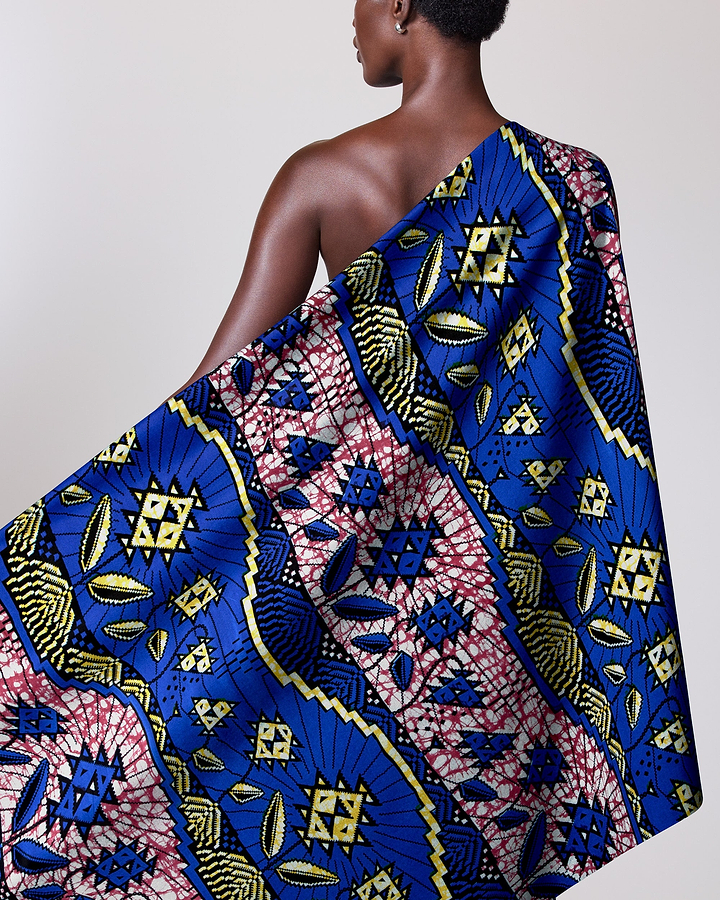 Vibrant blue pink gold patterned super-wax vls2069.001