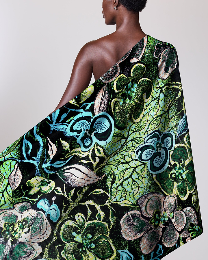 Grand Super-Wax | VLS2241.004 | Green Glitter Embellished