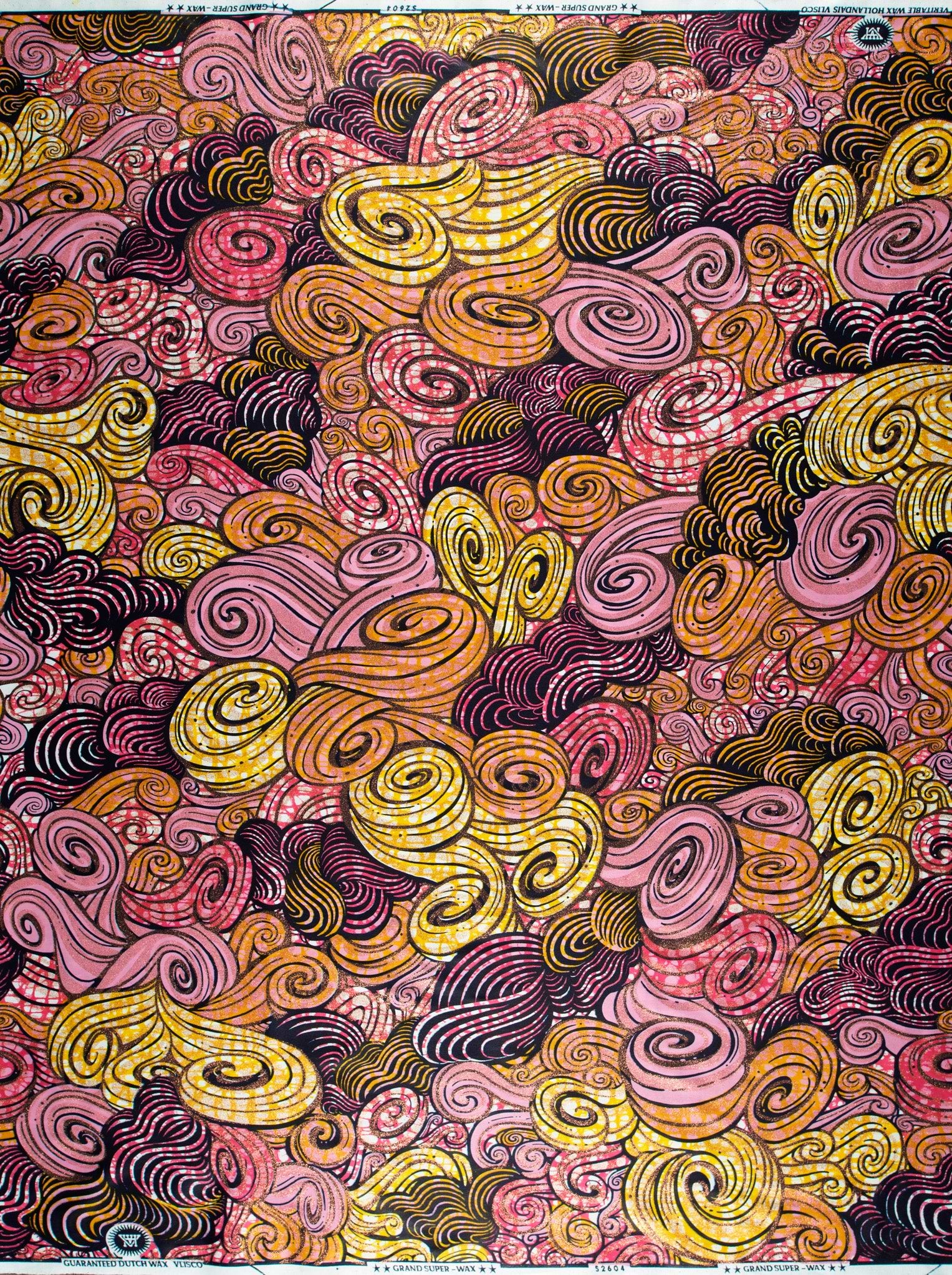 Colorful patterned fabric grand super-wax vls2604.001