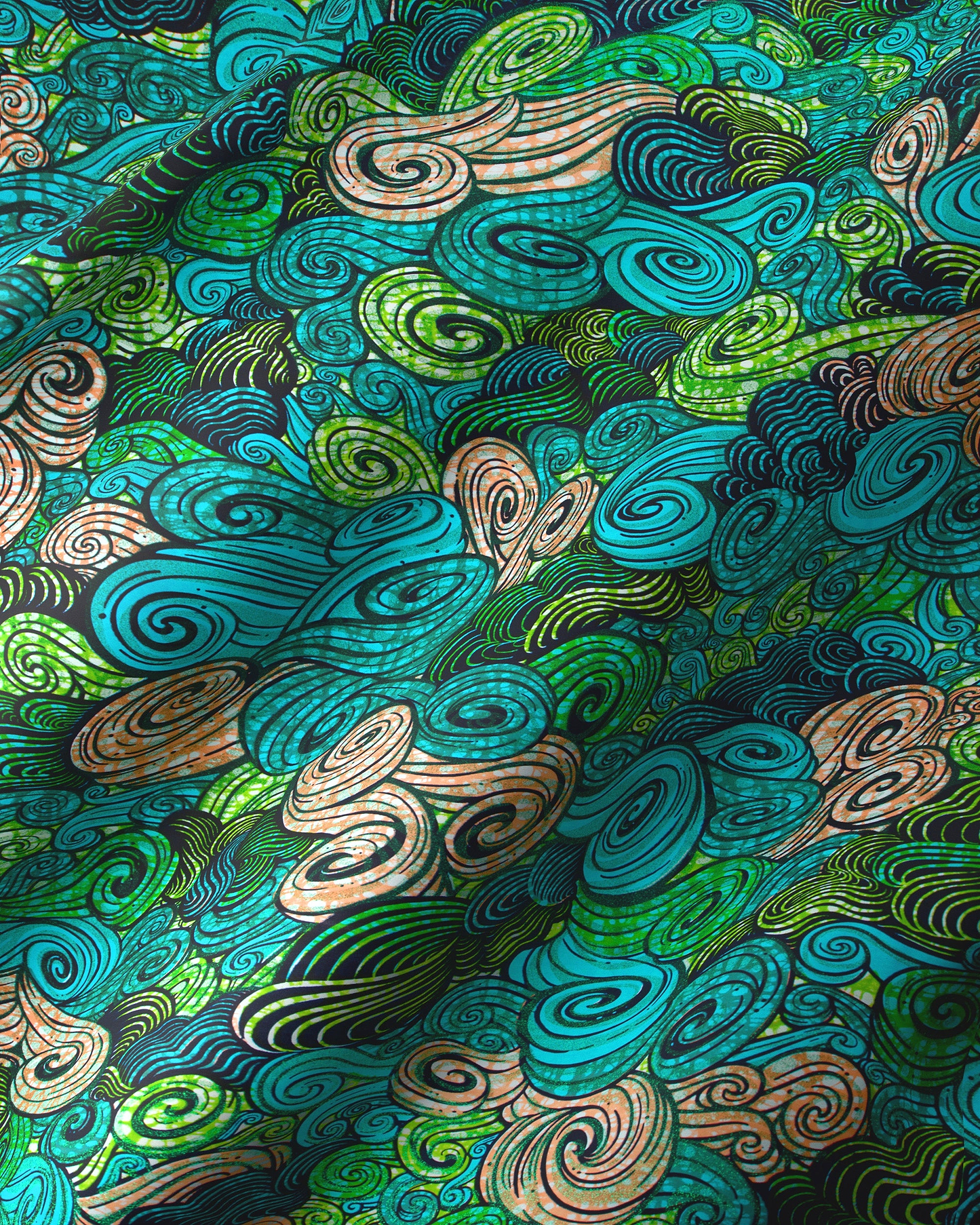 Grand Super-Wax | VLS2604.002 | Green Shine Embellished