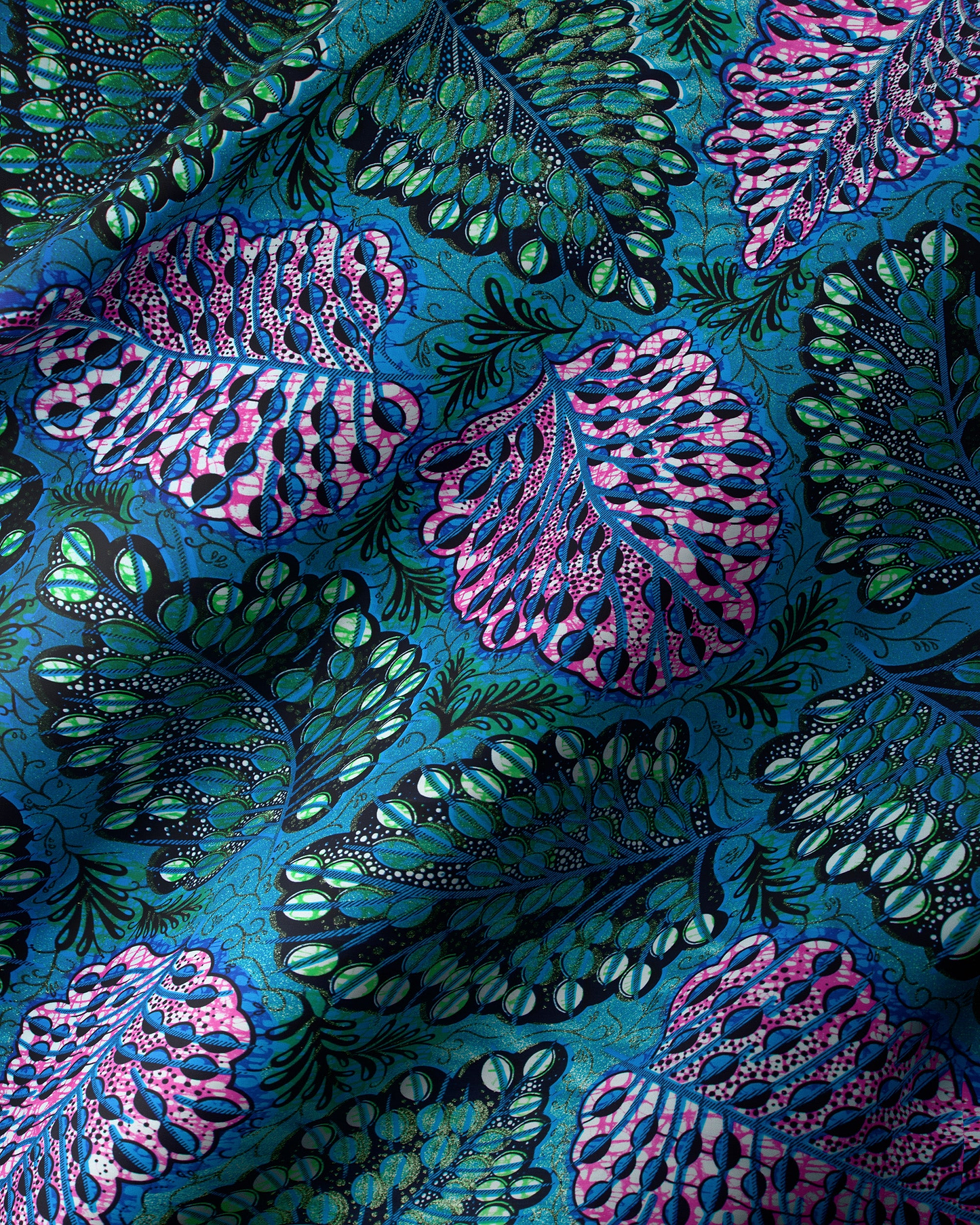 Grand Super-Wax | VLS2767.012 | Orné de Vert Clair Pailleté