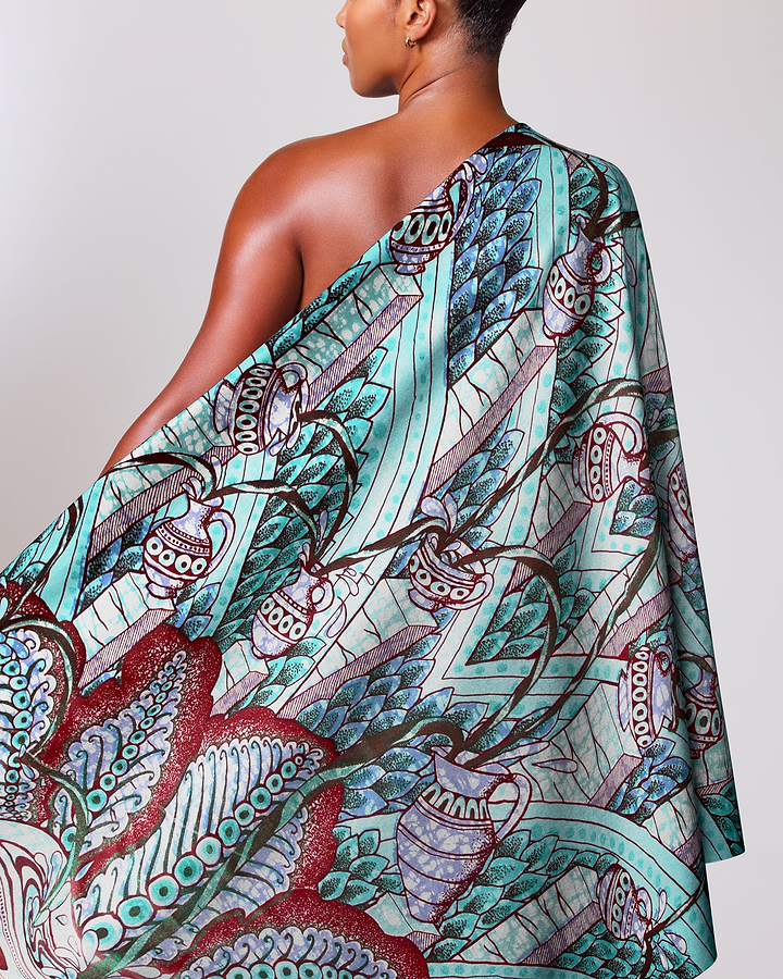 Grand Super-Wax | VLS2816.003 | Green Glitter Embellished