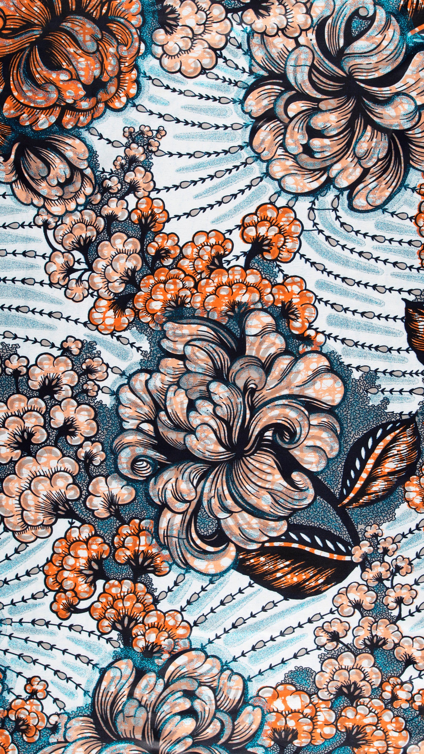 Grand Super-Wax | VLS3034.001 | Orné de Bleu Pailleté