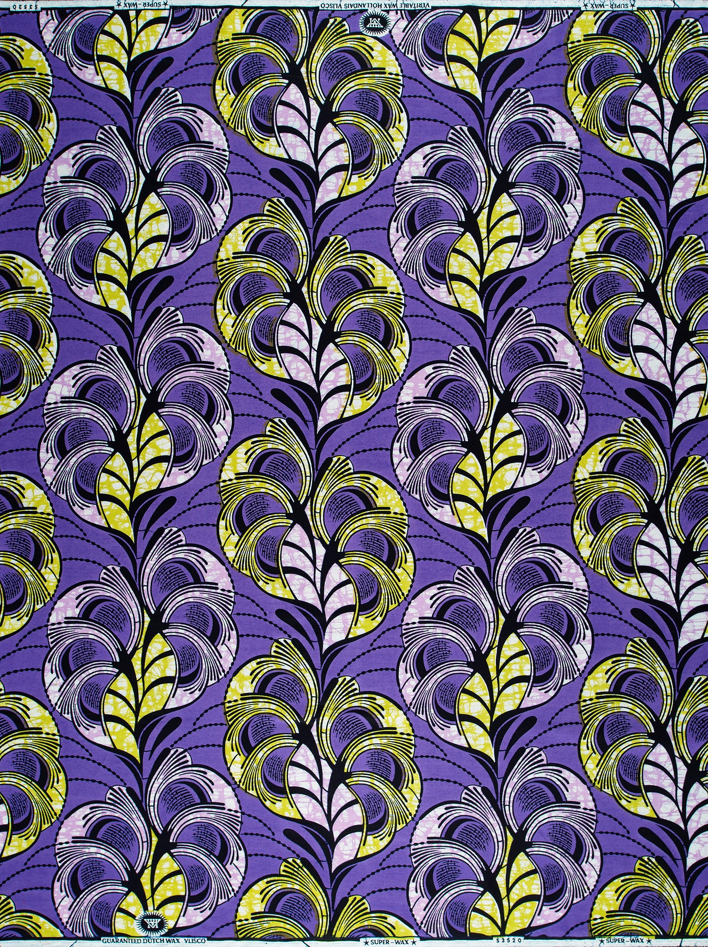 Vibrant purple fabric bold patterns super-wax vls3520.003