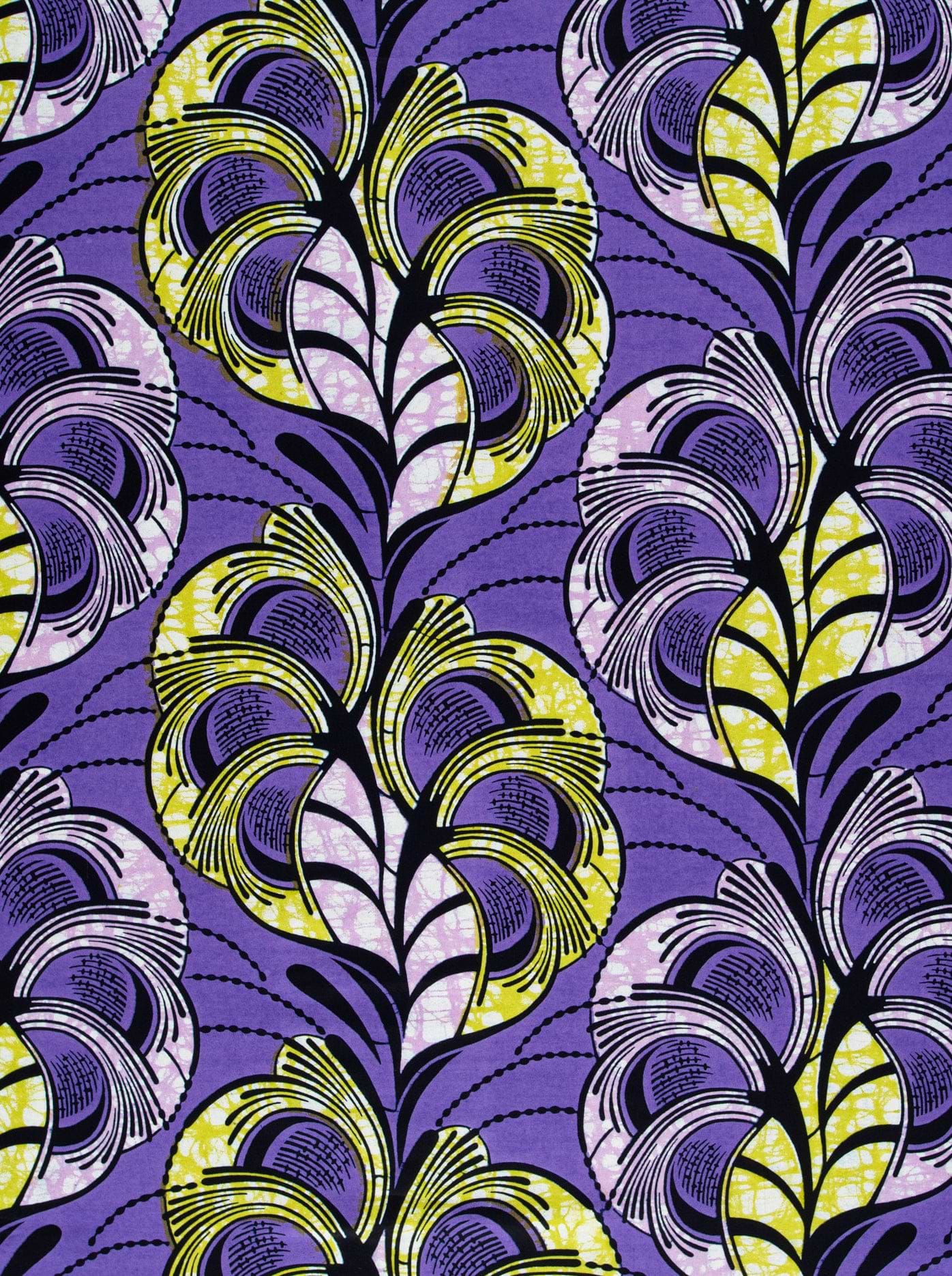 Vibrant purple fabric bold stylized super-wax vls3520.003