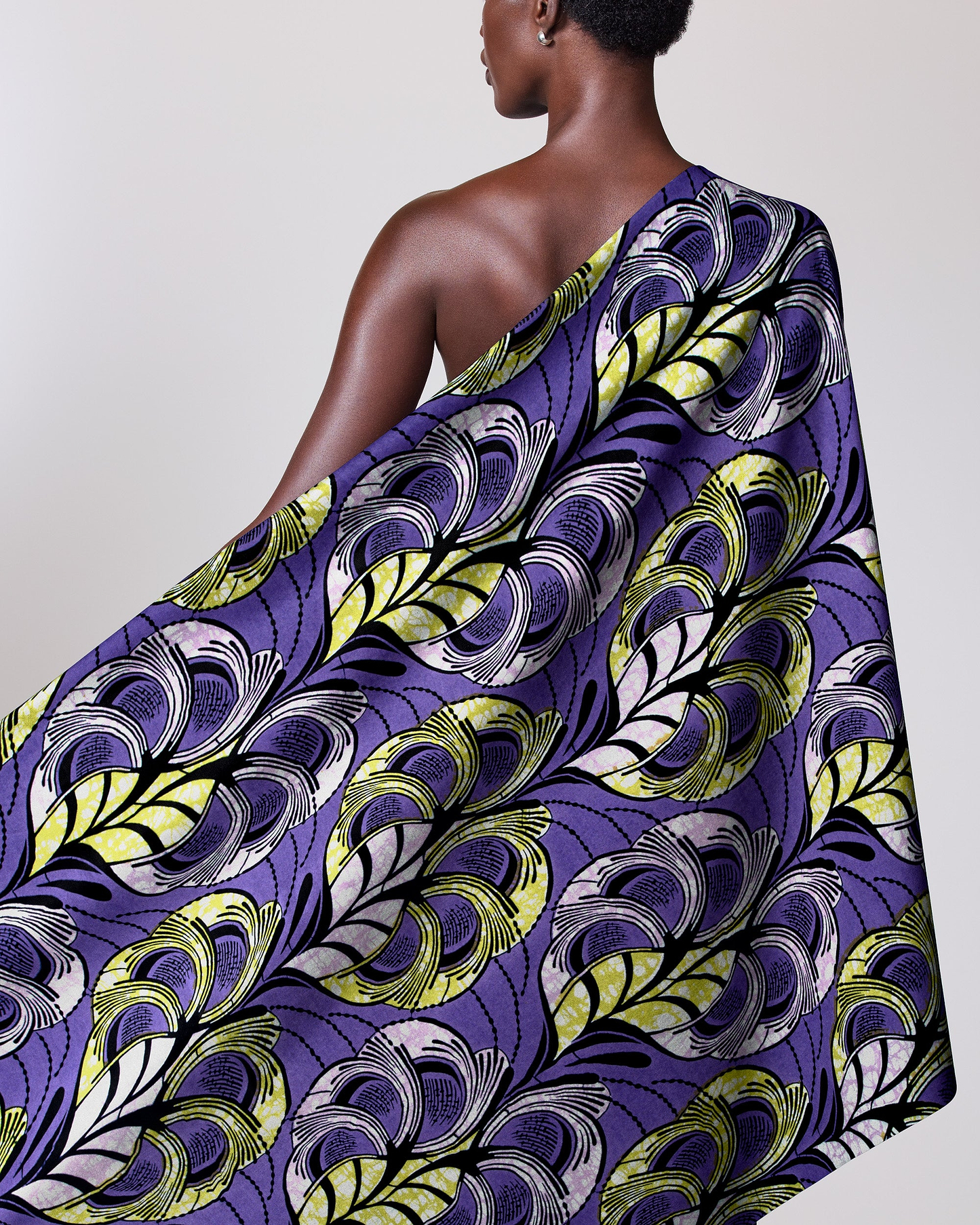 Vibrant purple fabric bold stylized super-wax vls3520.003