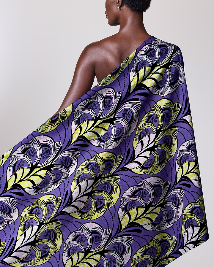 Vibrant purple fabric bold stylized super-wax vls3520.003