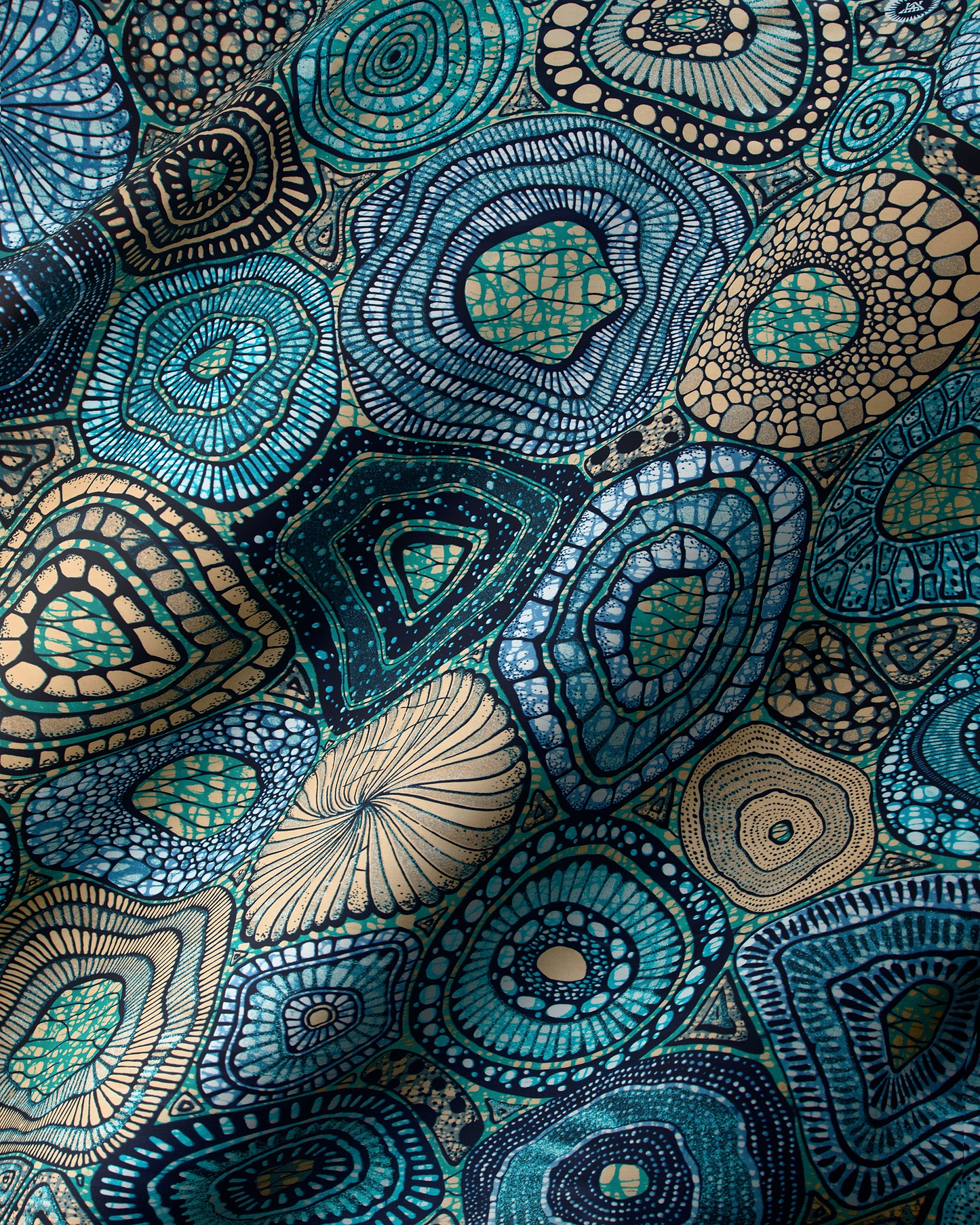 Grand Super-Wax | VLS3710.001 | Orné de Bleu Clair Pailleté