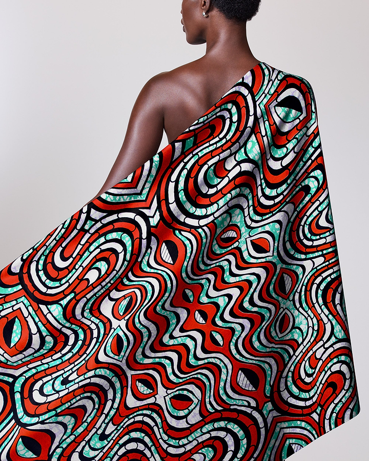 Vibrant african print fabric bold super-wax vls4058.008