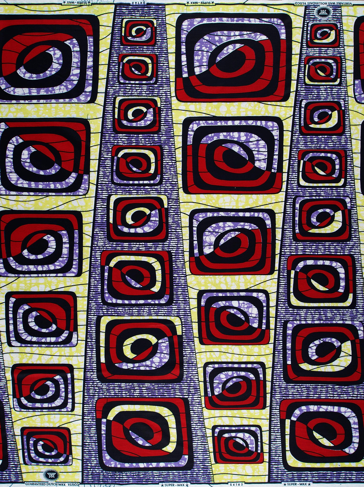 Vibrant african print fabric bold super-wax vls4163.010