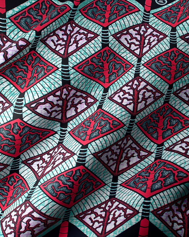 Vibrant african print fabric bold super-wax vls4398.013