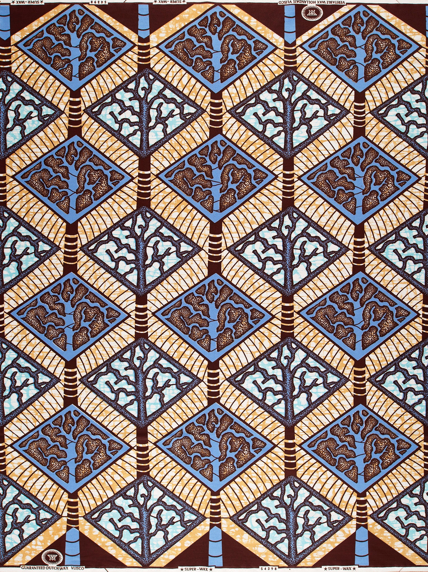 Vibrant african print fabric bold super-wax vls4398.014