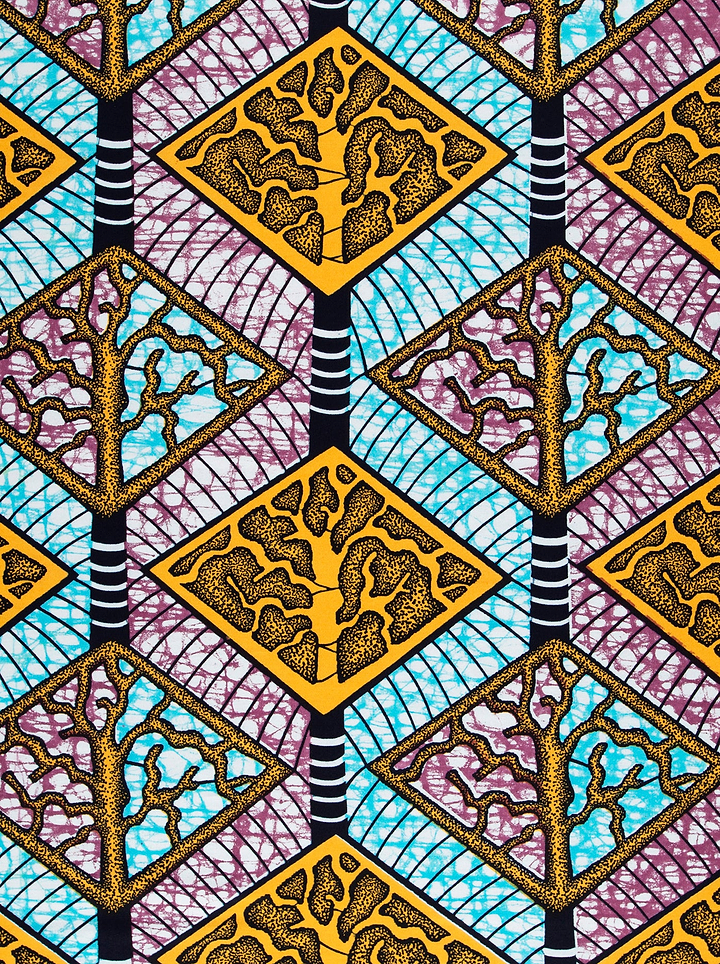 Vibrant african print fabric bold super-wax vls4398.016