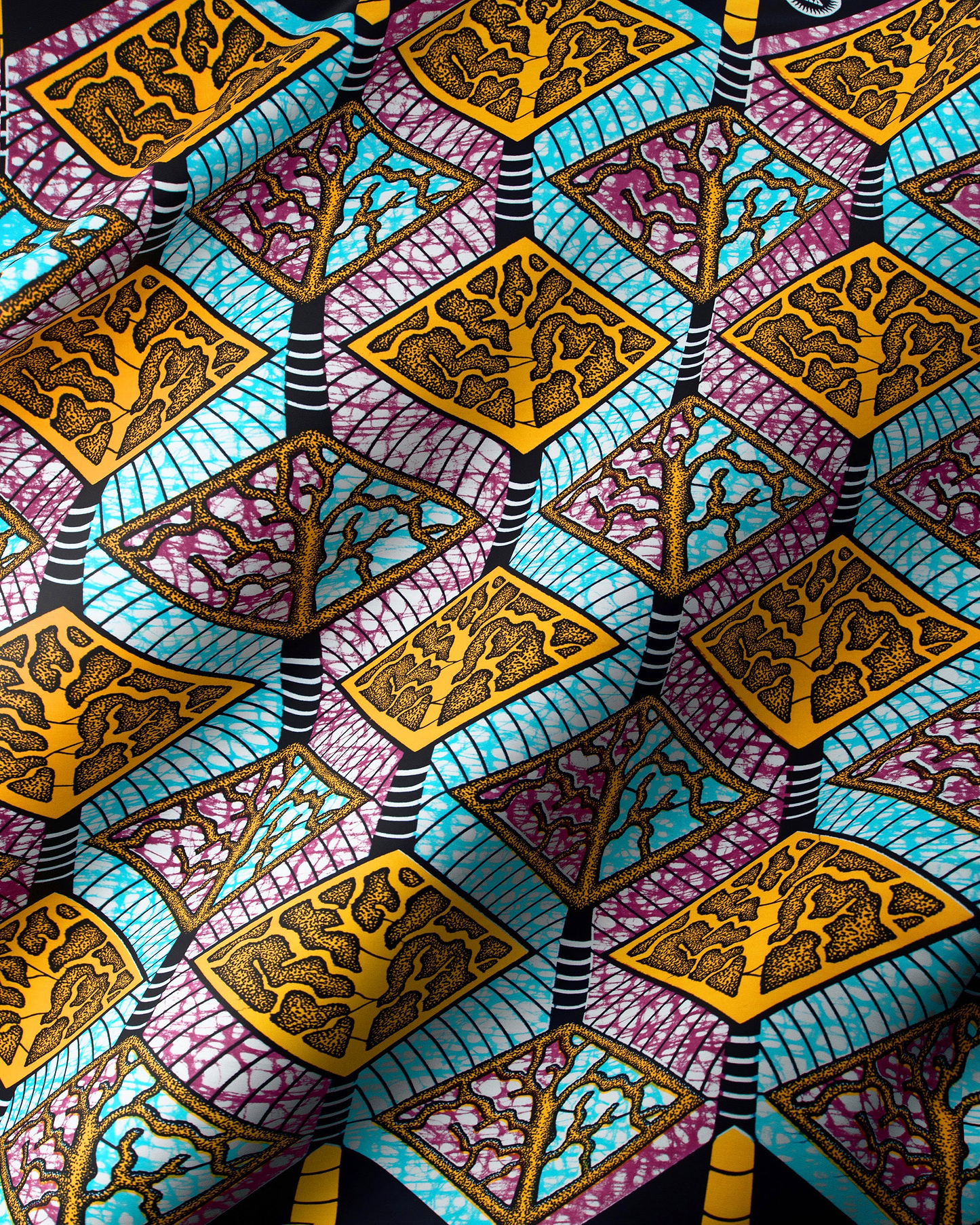 Vibrant african print fabric bold super-wax vls4398.016