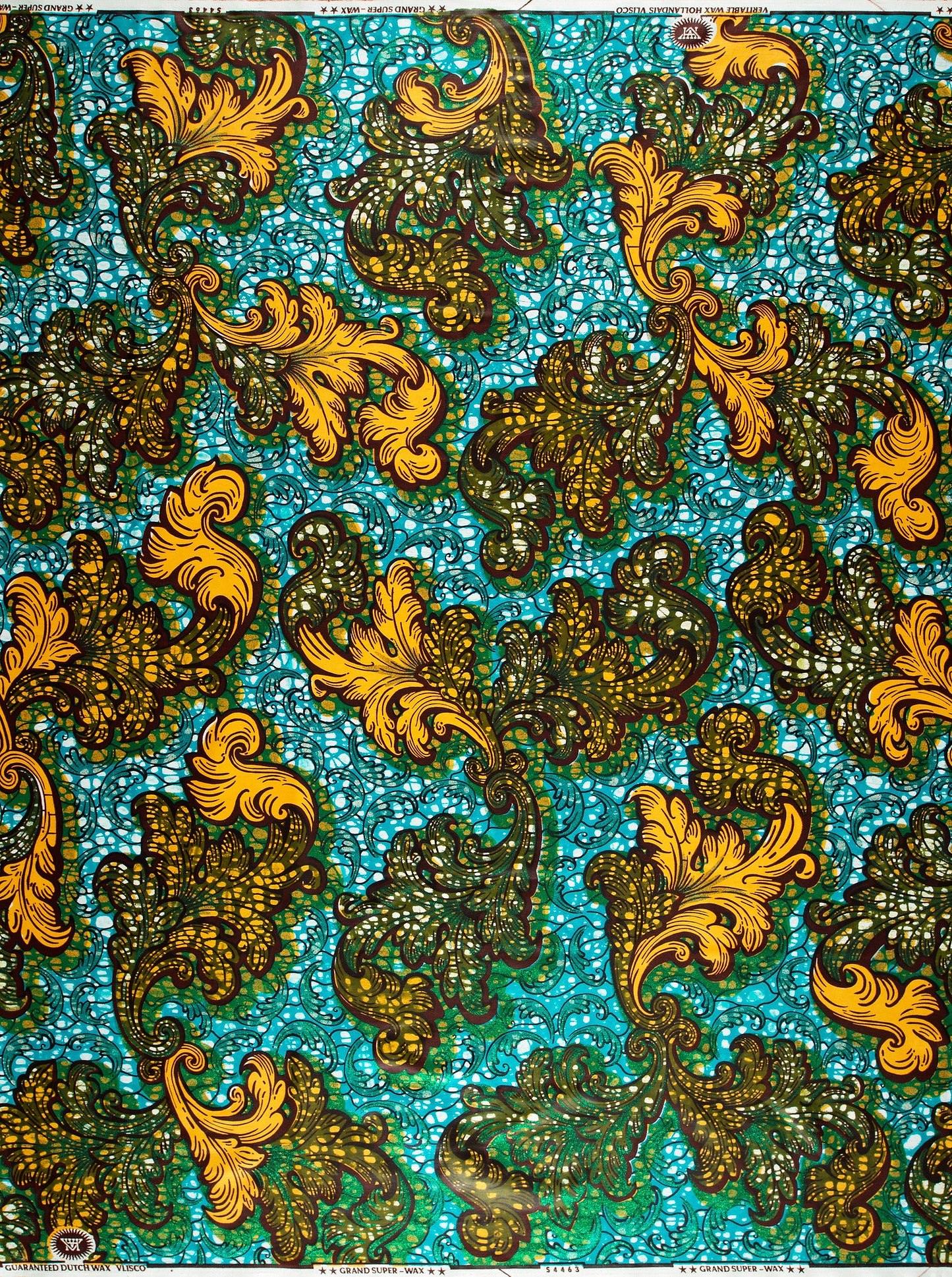 Grand Super-Wax | VLS4463.005 | Orné de Vert Pailleté