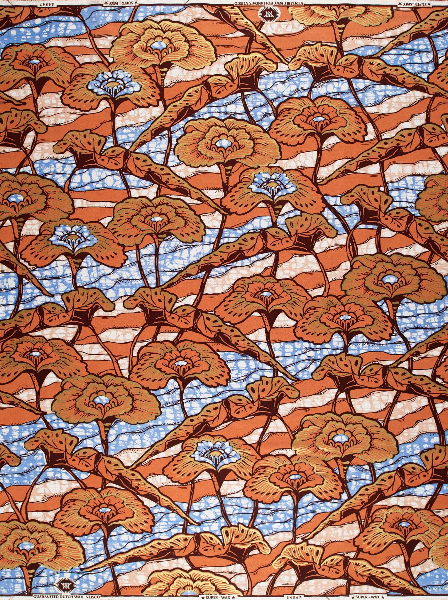 Floral patterned fabric super-wax vls4567.012