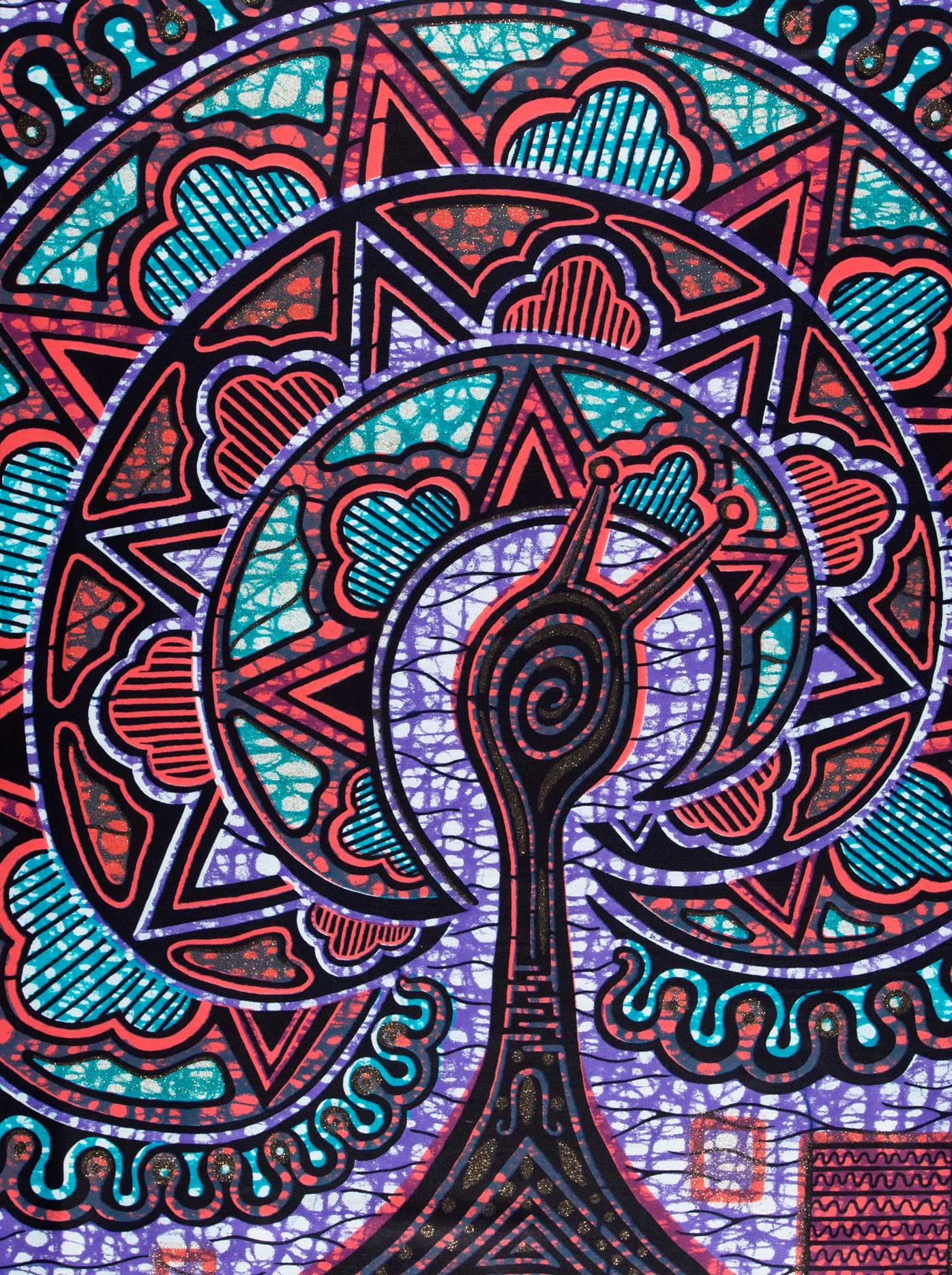 Vibrant intricate mandala-style artwork stylized grand super-wax vls4941.005