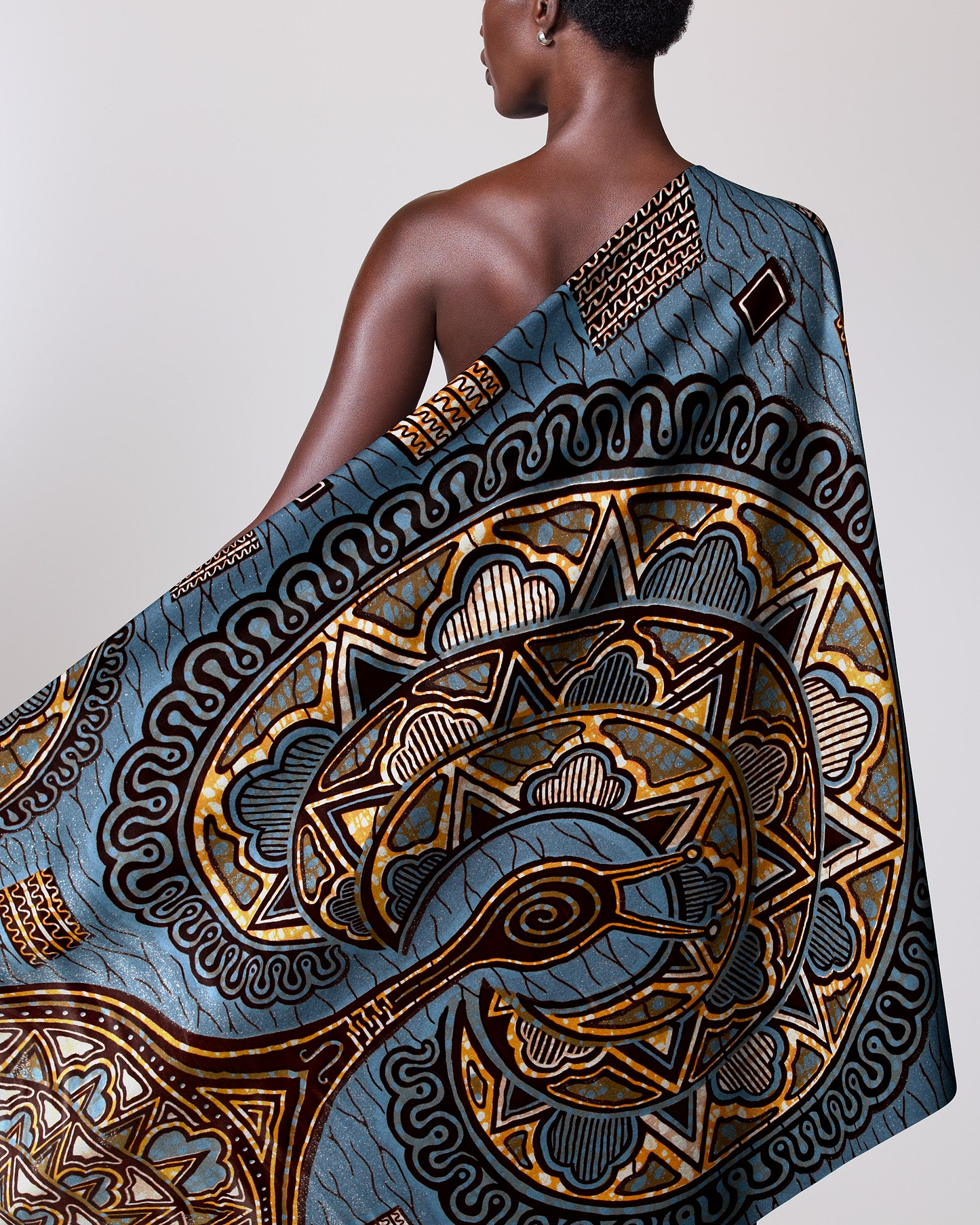 Grand Super-Wax | VLS4941.009 | Blue-Copper Shine Embellished