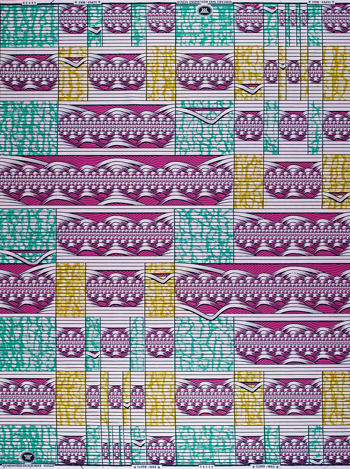 Vibrant african print fabric bold super-wax vls6220.003