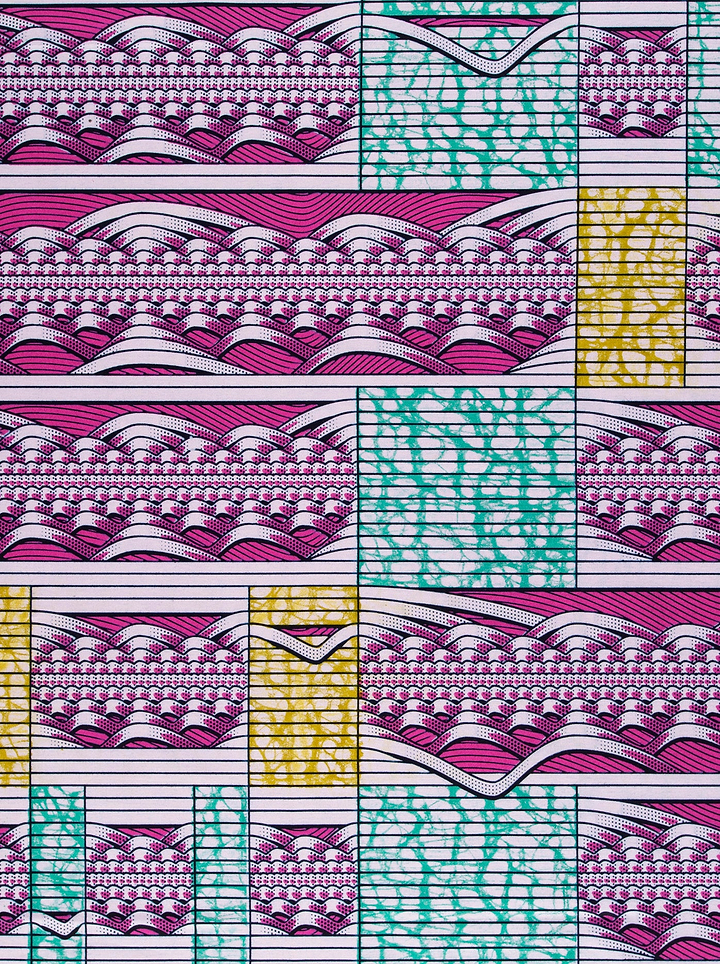 Vibrant african print fabric bold super-wax vls6220.003