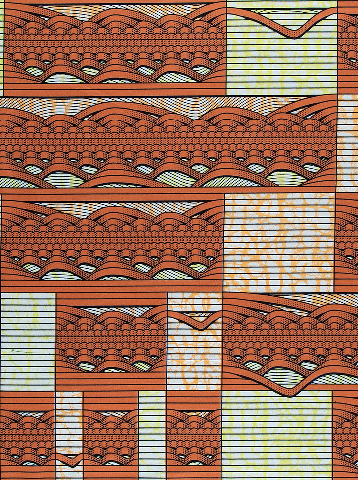 Fabric features bold geometric pattern super-wax vls6220.011