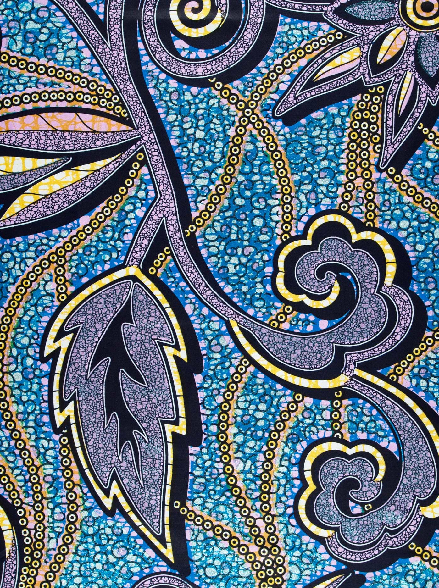 Grand Super-Wax | VLS6266.016 | Orné de Bleu Clair Pailleté