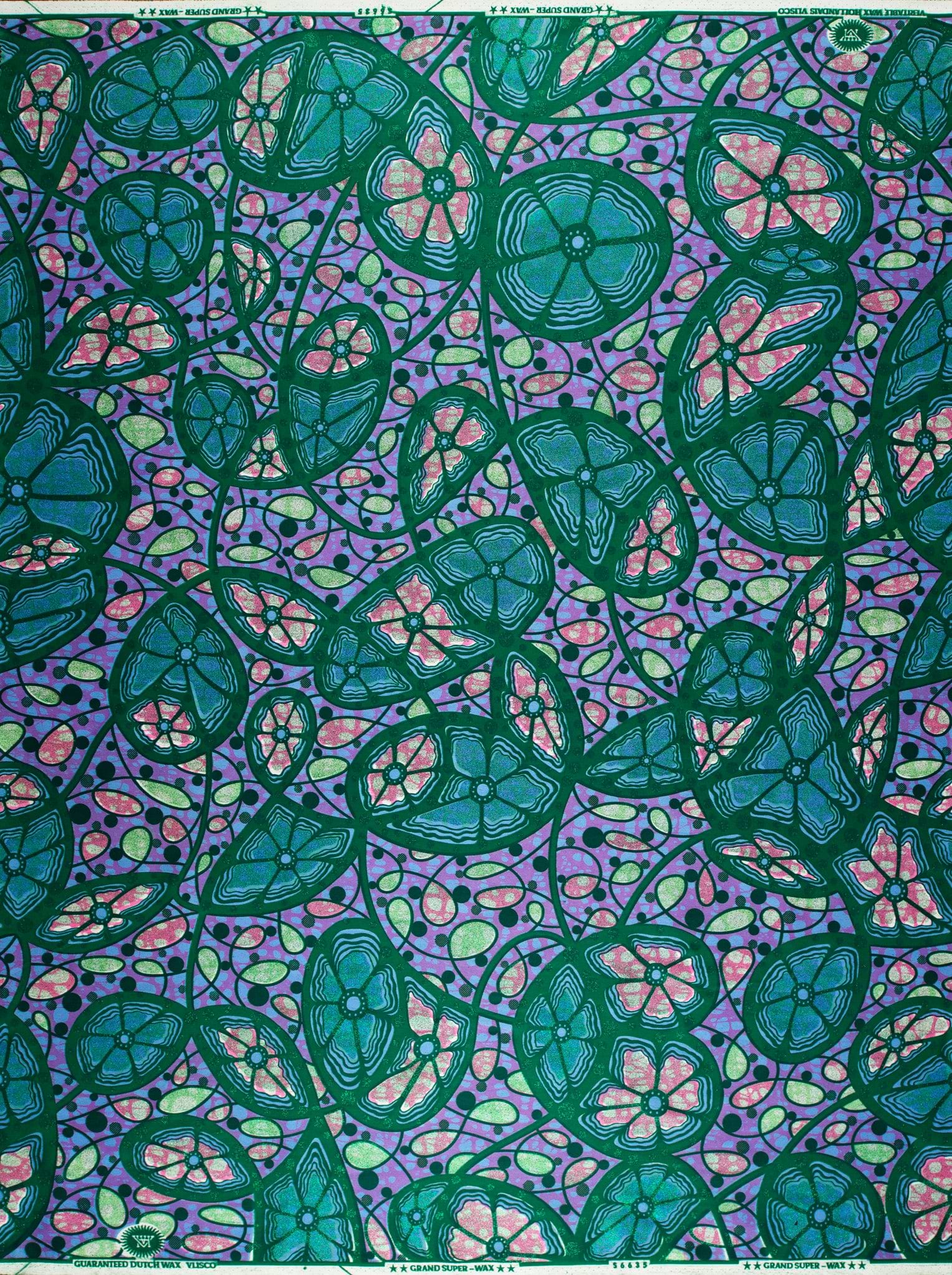 Grand Super-Wax | VLS6635.002 | Orné de Vert Pailleté