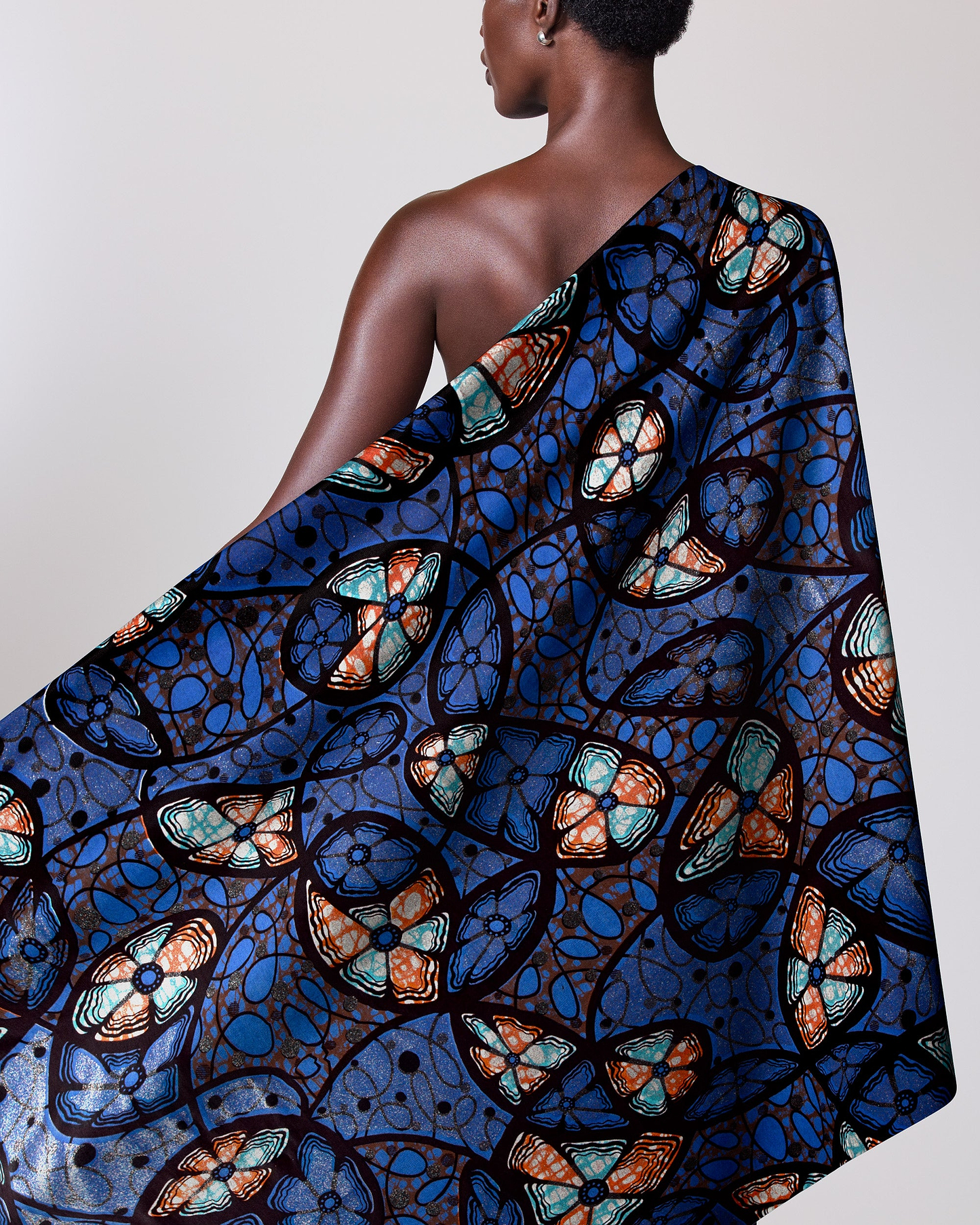 Grand Super-Wax | VLS6635.008 | Blue-Copper Shine Embellished