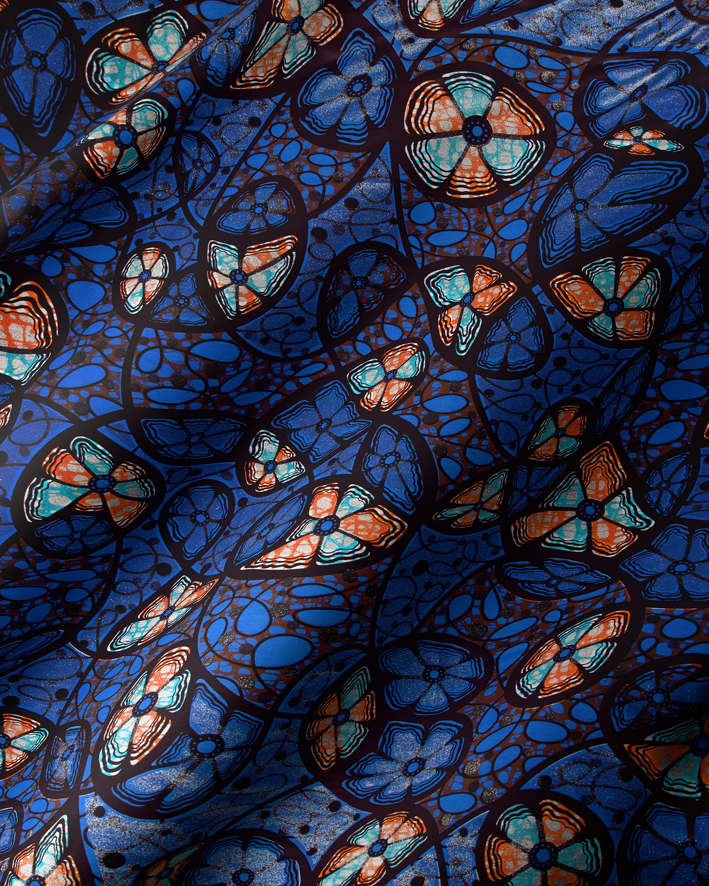 Grand Super-Wax | VLS6635.008 | Blue-Copper Shine Embellished