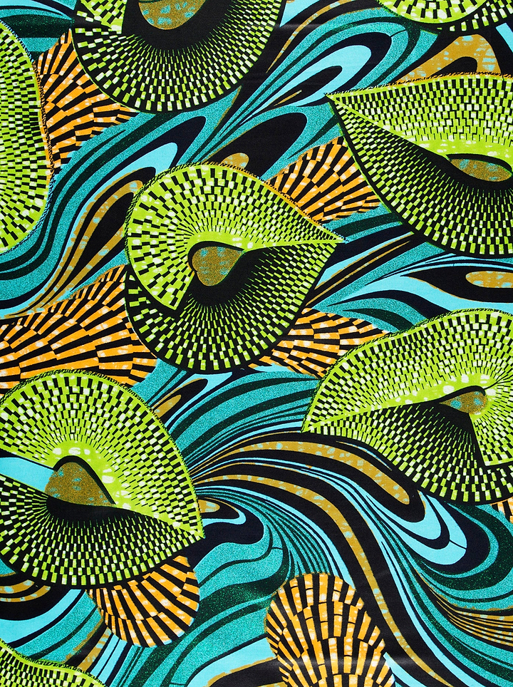 Vibrant african print fabric bold grand super-wax vls6997.002
