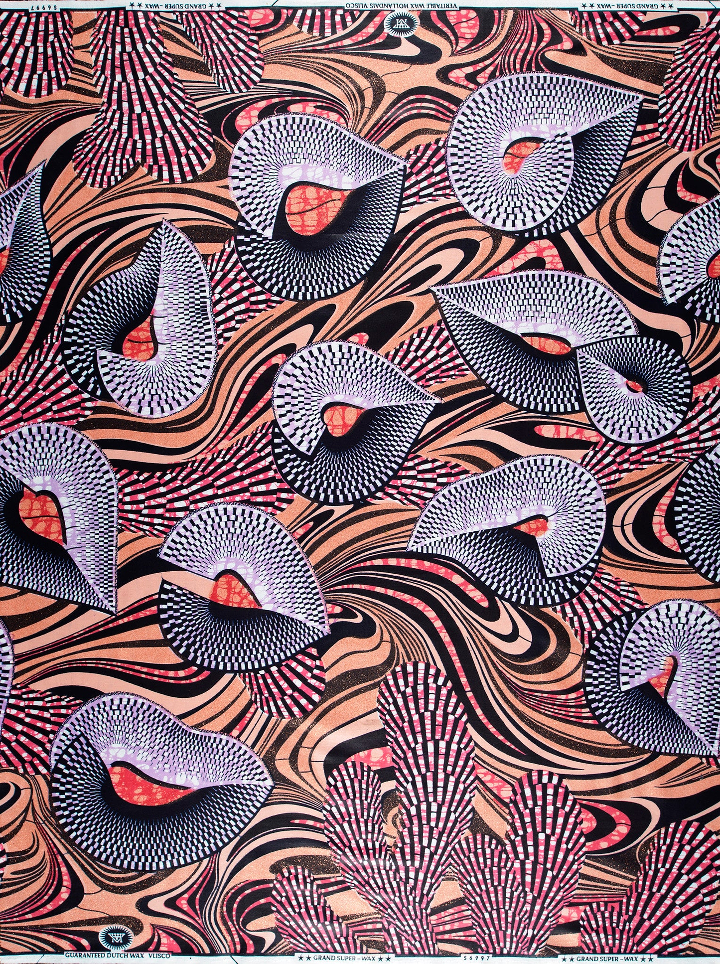 Vibrant african print fabric bold grand super-wax vls6997.003