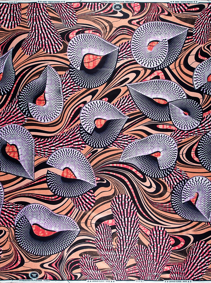 Vibrant african print fabric bold grand super-wax vls6997.003