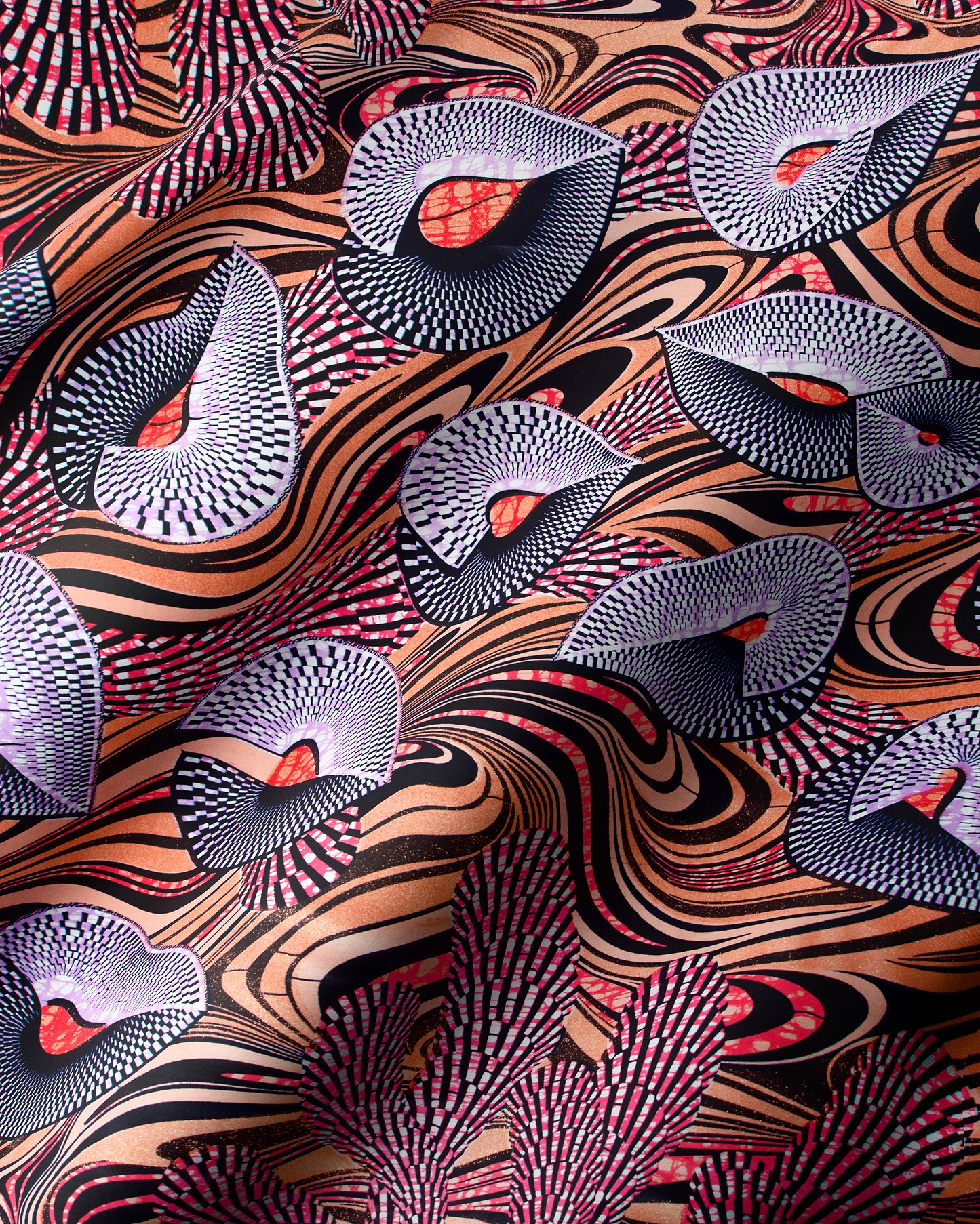 Vibrant african print fabric bold grand super-wax vls6997.003