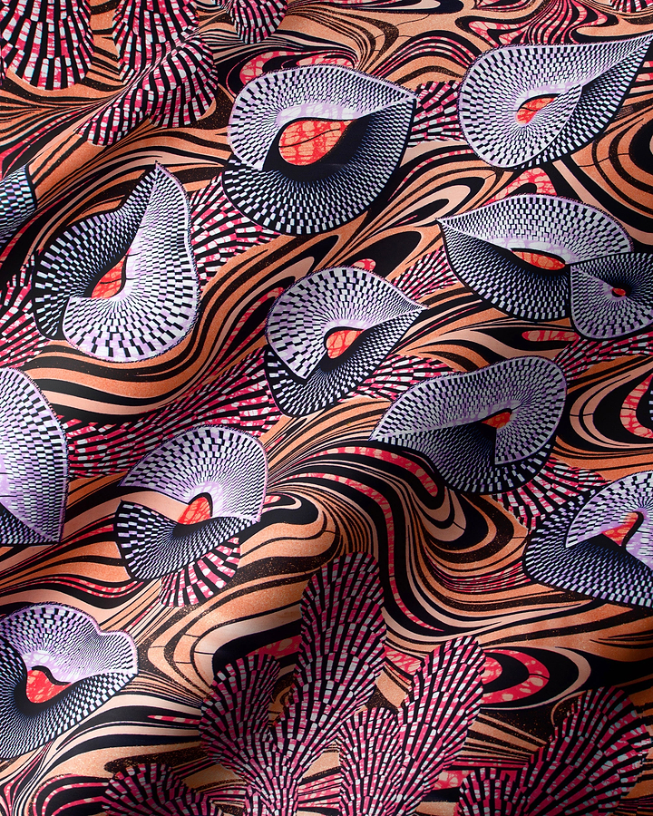 Vibrant african print fabric bold grand super-wax vls6997.003