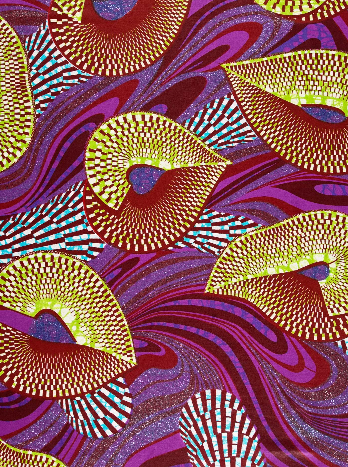 Vibrant purple maroon fabric bold grand super-wax vls6997.005
