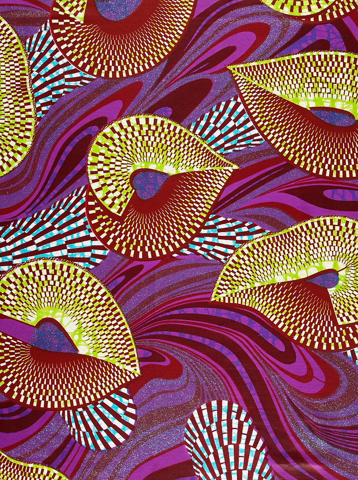 Vibrant purple maroon fabric bold grand super-wax vls6997.005