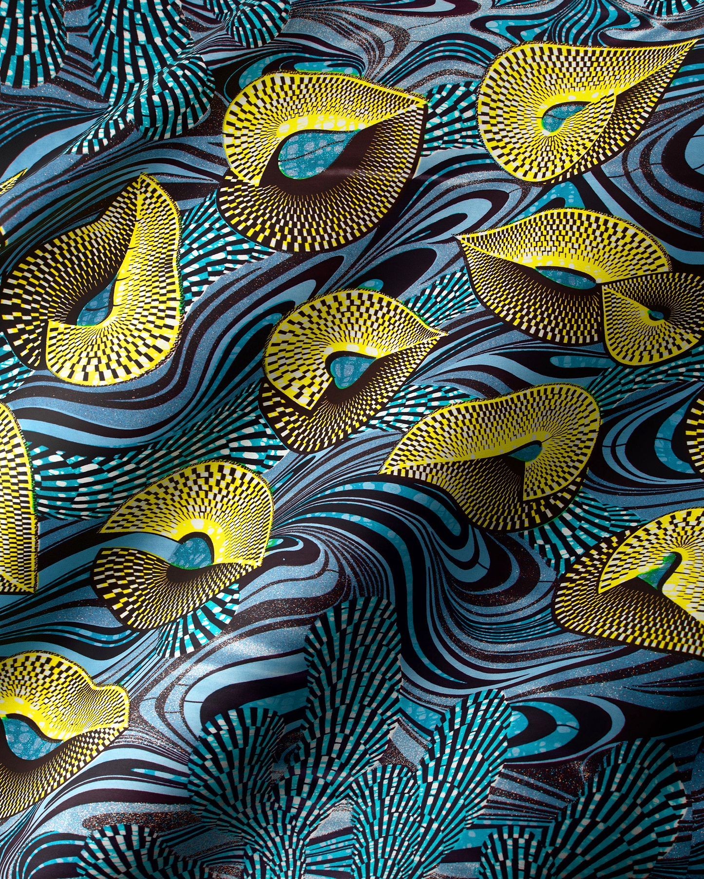 Vibrant african print fabric bold grand super-wax vls6997.006