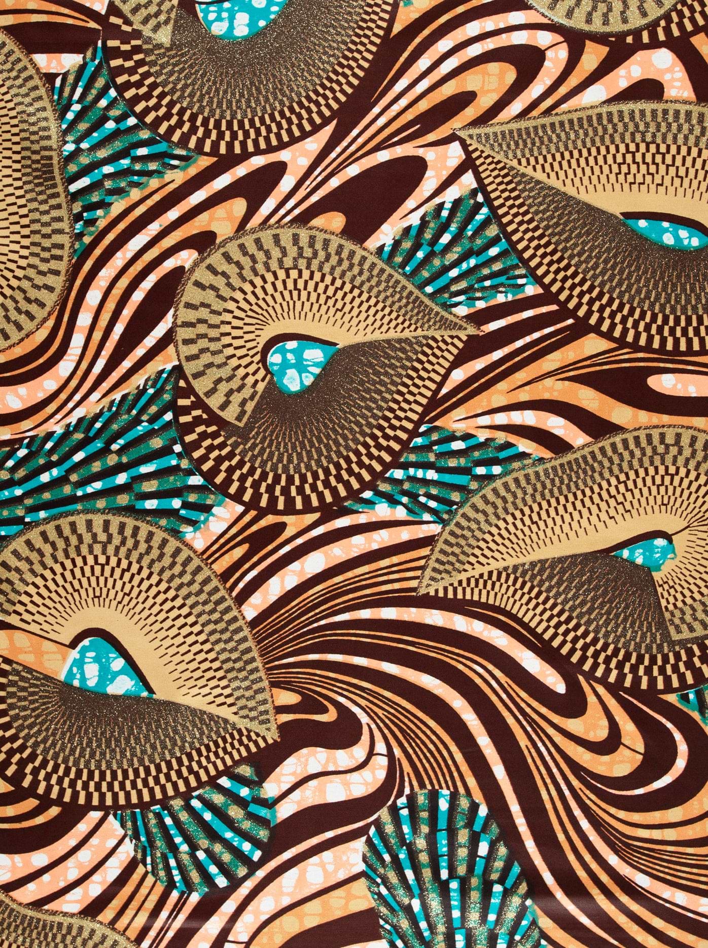 Vibrant african print fabric bold grand super-wax vls6997.007