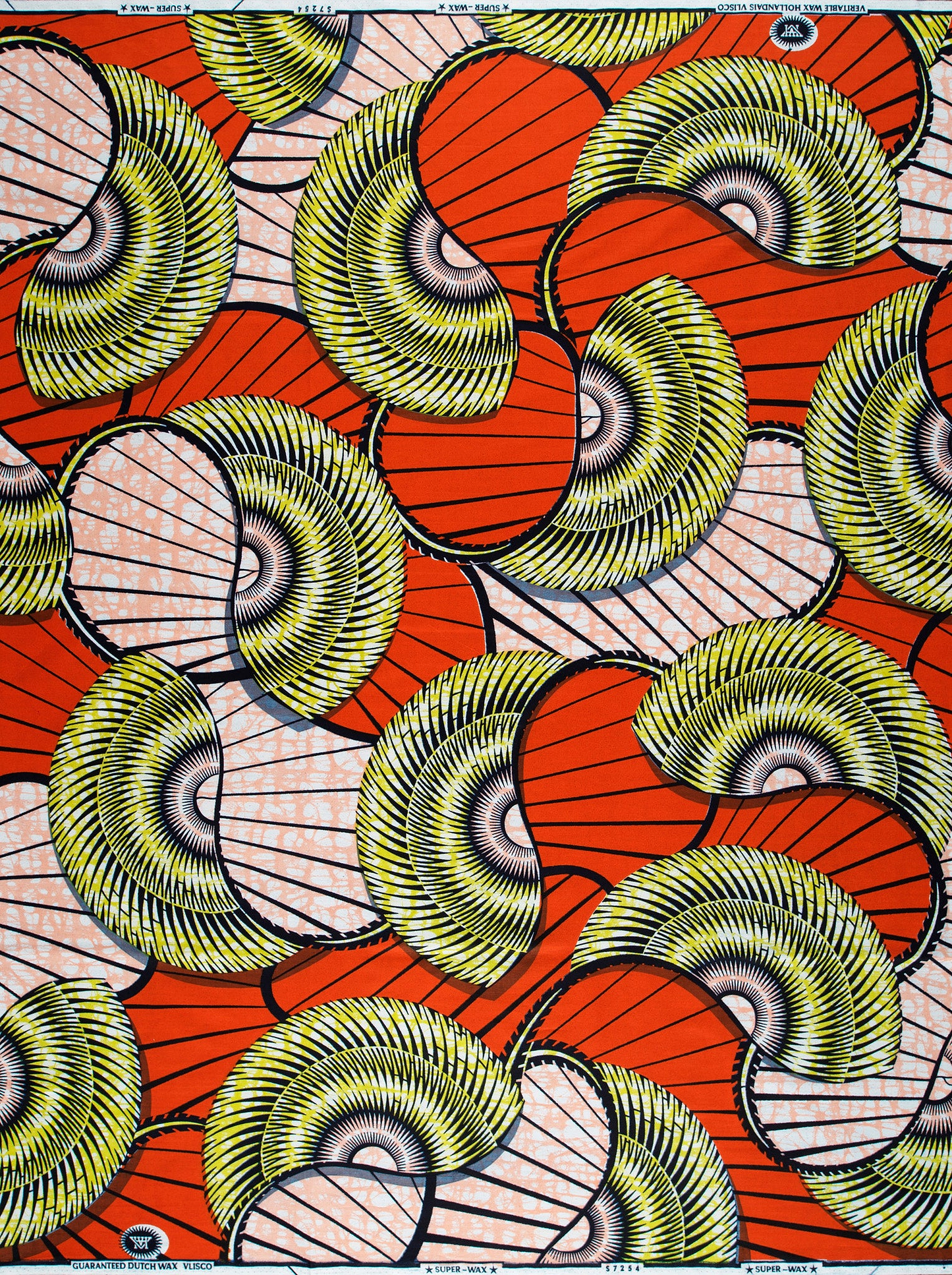 Vibrant red lime green black super-wax vls7254.013
