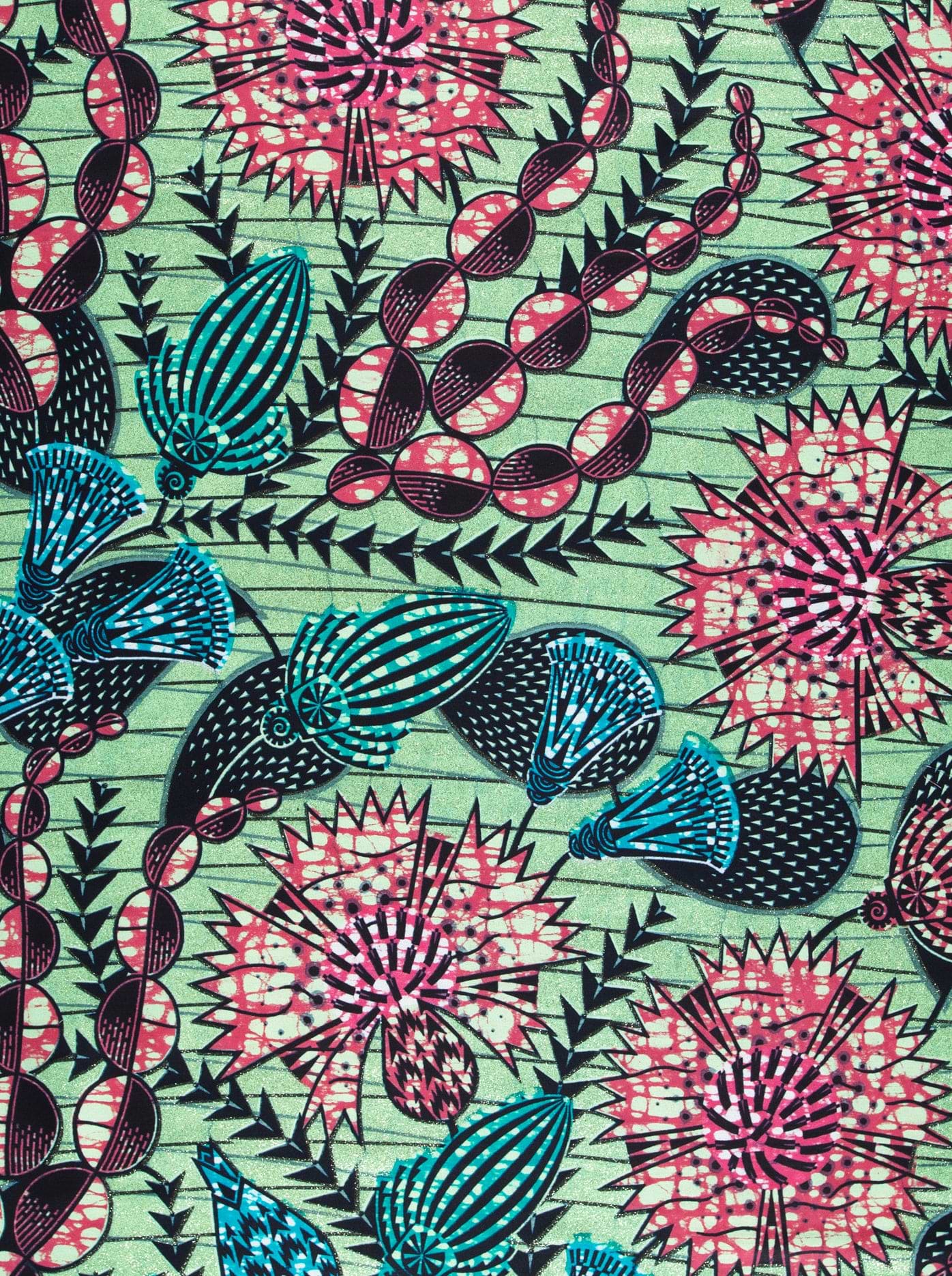 Grand Super-Wax | VLS7323.004 | Orné de Vert Pailleté Clair