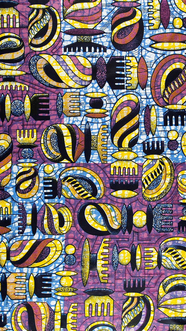 Vibrant african print fabric bold grand super-wax vls7429.001