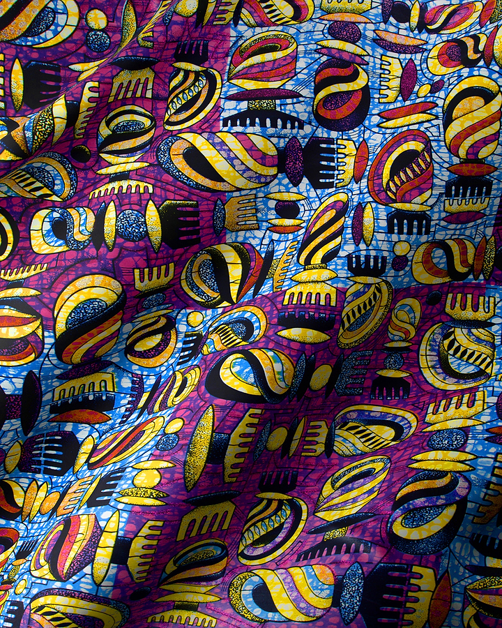 Vibrant purple blue fabric adorned grand super-wax vls7429.001
