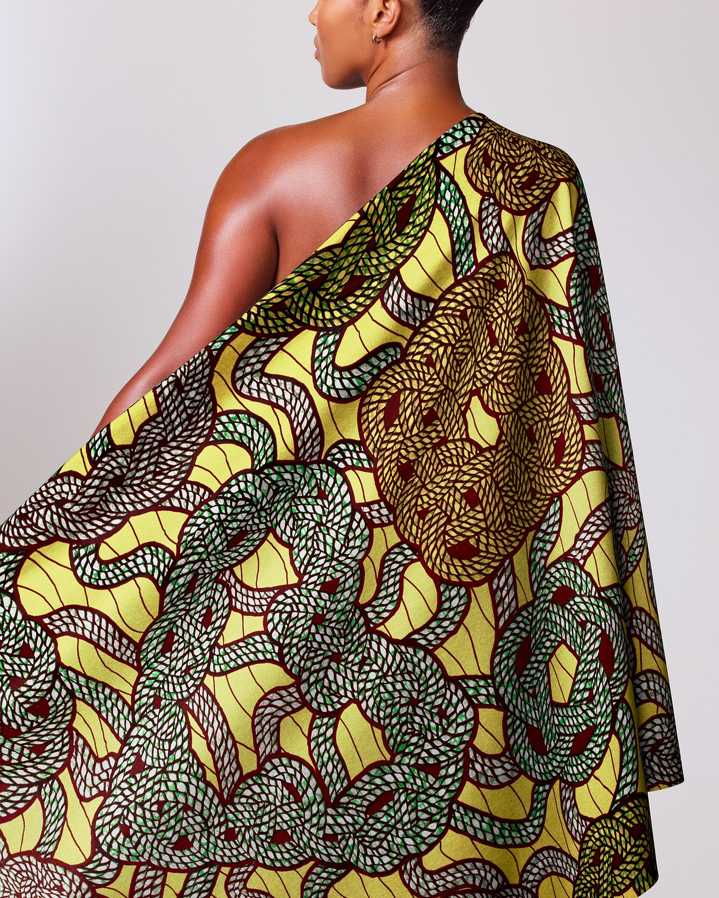 Vibrant yellow green brown patterned grand super-wax vls7728.006